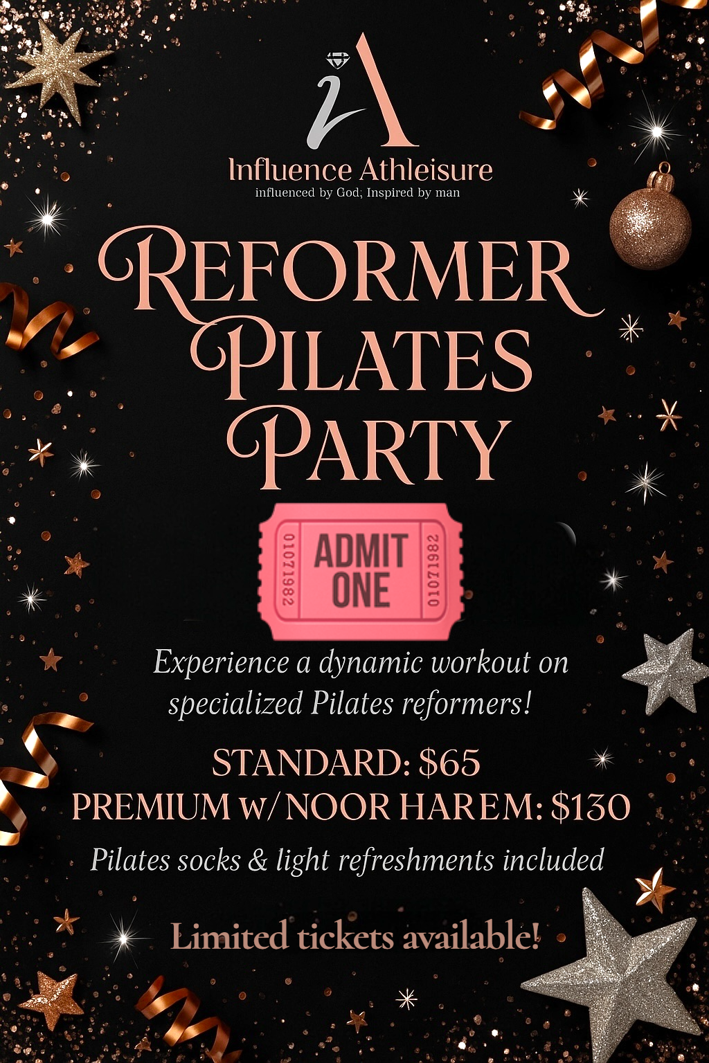 Influence Pilates Party in Dresher, PA