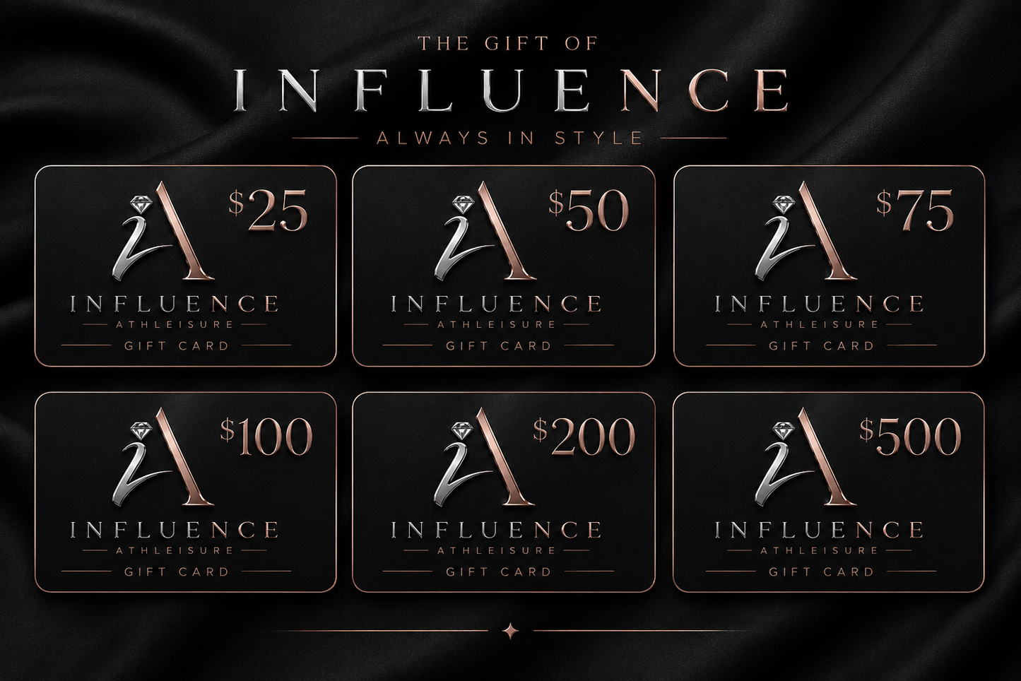 Influence Athleisure Digital Gift Card
